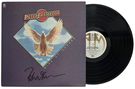 Peter Frampton Signed Wind of Change Album COA Proof Autographed Vinyl Record