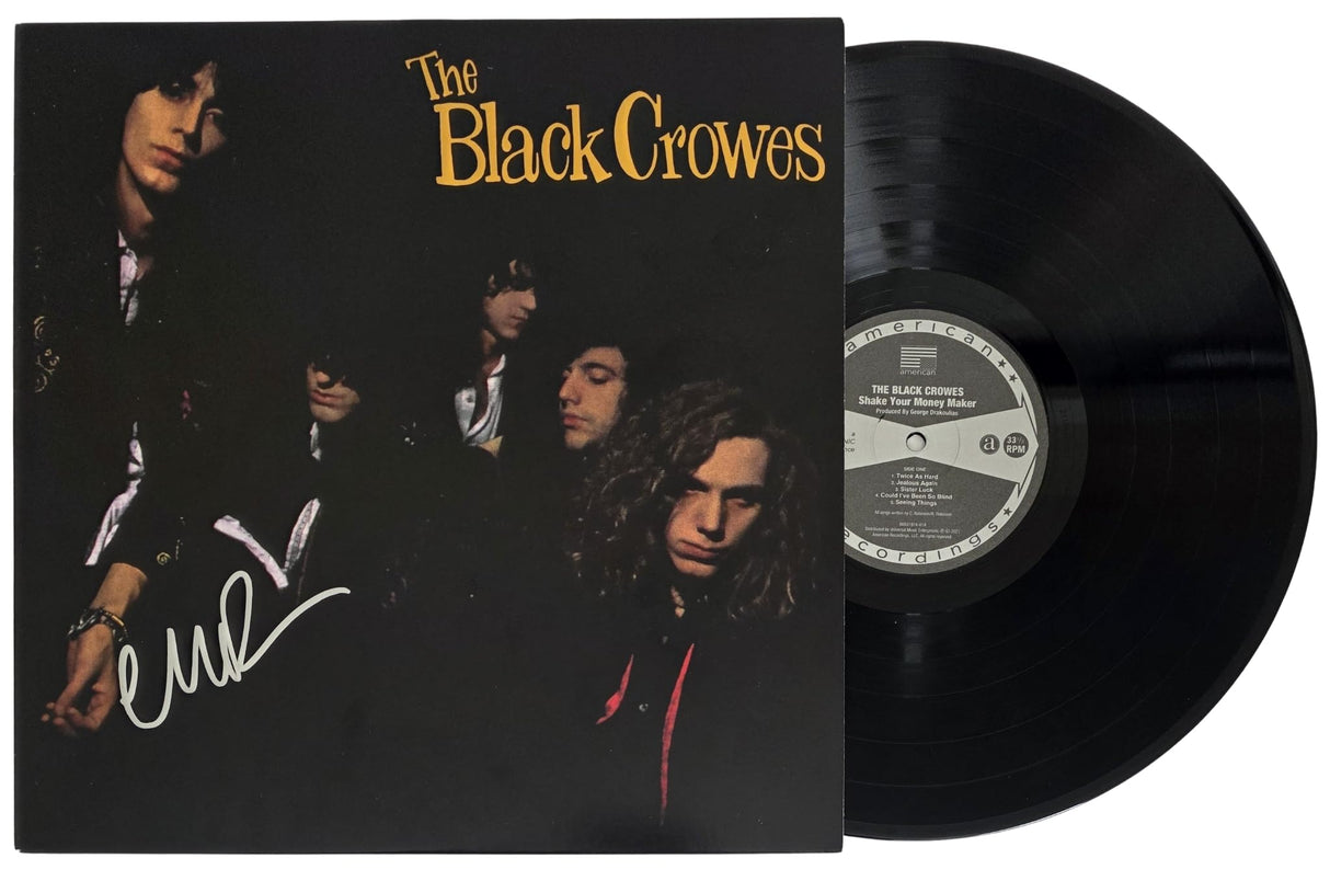 Chris Robinson Signed Black Crowes Shake your Money Maker Album Beckett COA Proof Autographed