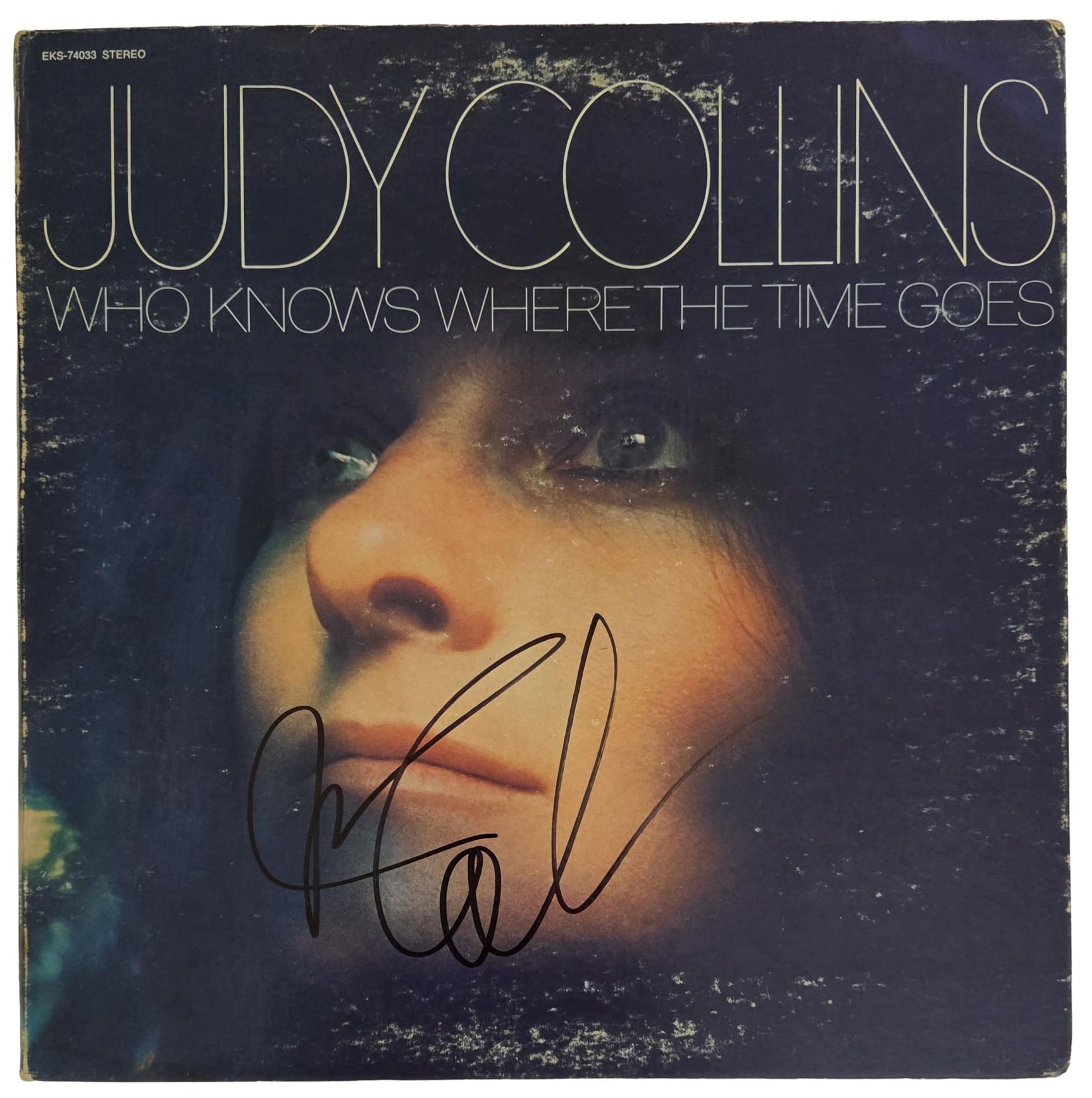 Judy Collins Signed Who Knows Where the Time Goes Album Proof Autographed Vinyl Record