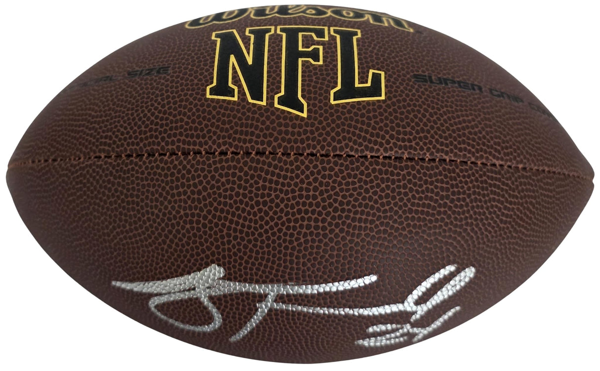 AJ Terrell Signed Football COA Proof Autographed Clemson Tigers Atlanta Falcons