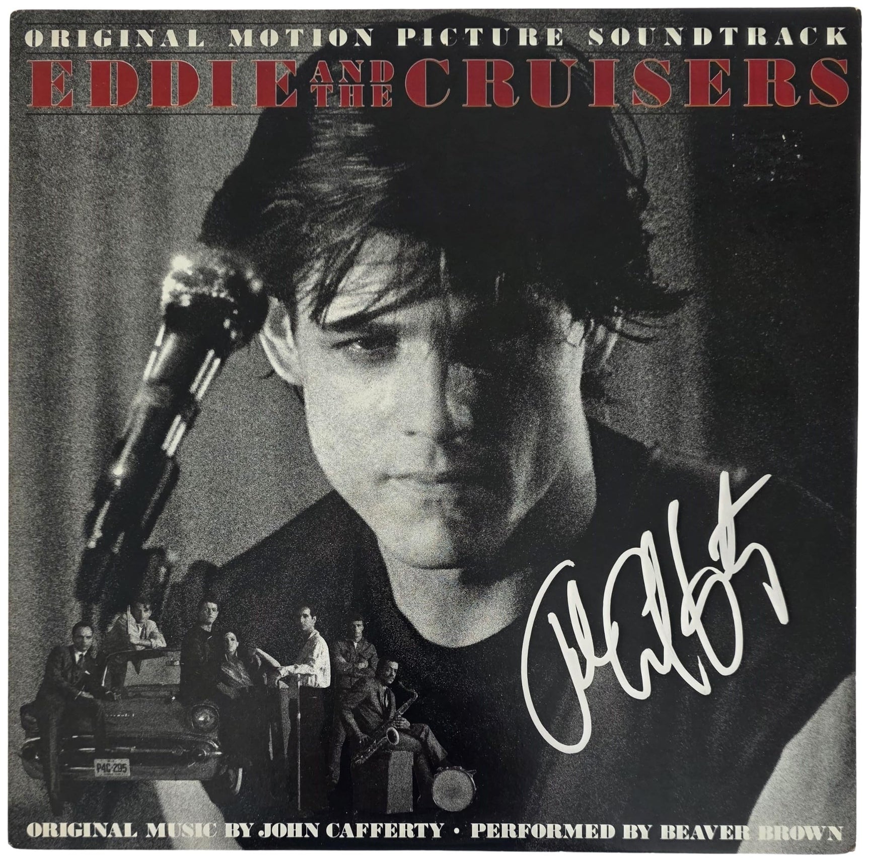 John Cafferty Signed Eddie & The Cruisers Soundtrack Album COA Proof Autographed