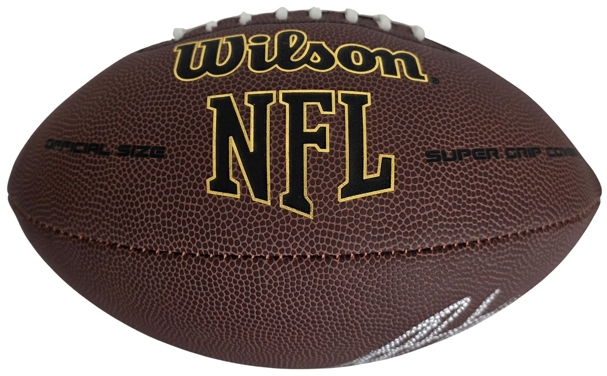 Miles Sanders Signed Football COA Proof Autographed Eagles Dallas Cowboys