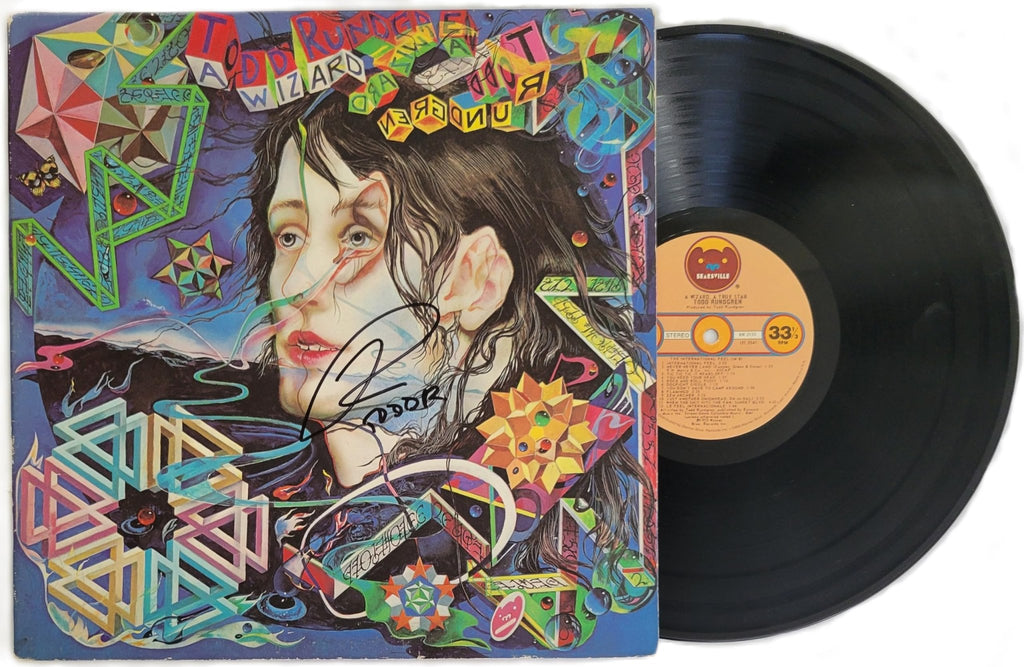 Todd Rundgren Signed A Wizard a True Star Album COA Exact Proof Autographed