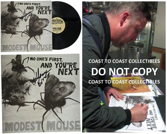 Isaac Brock Signed Modest Mouse No Ones First, And Youre Next Album COA Exact Proof Autographed Vinyl Record