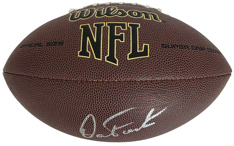 Dan Fouts Signed Football Proof Beckett COA Chargers Oregon Ducks Autographed