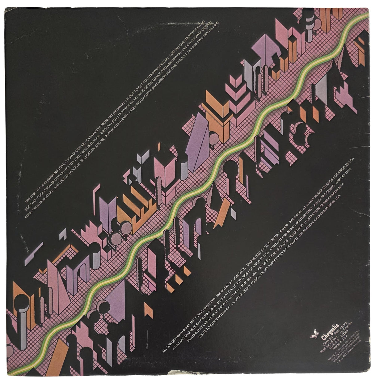 Robin Trower Signed Caravan to Midnight Album COA Proof Autographed Vinyl Record