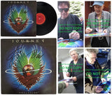 Journey Signed Infinity Album COA Proof Autographed Vinyl Record Steve Perry, Steve Smith, Neal Schon, Ross Valory