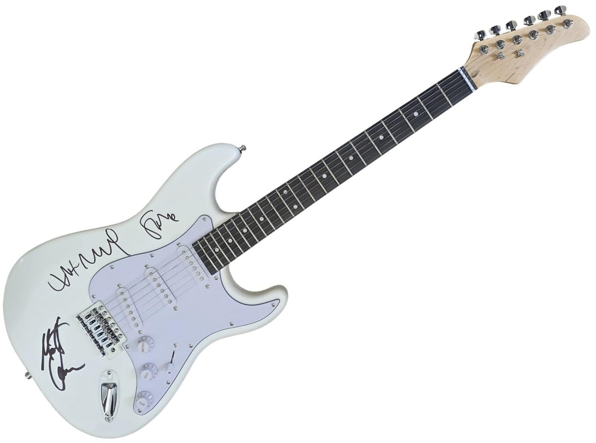Pearl Jam Band Signed Full Size Electric Guitar COA Exact Proof Autographed