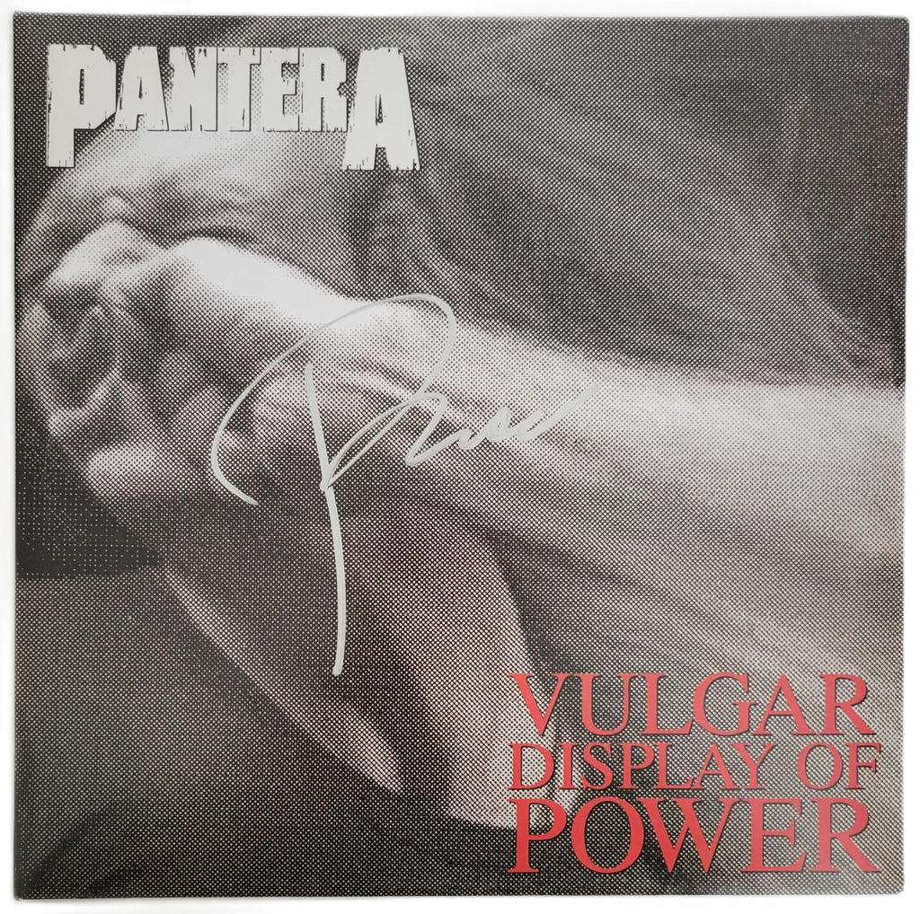 Phil Anselmo Signed Pantera Vulgar Display of Power Album Proof Autographed Vinyl Record