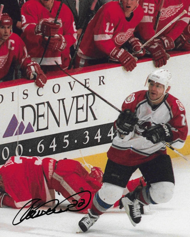 Claude Lemieux Signed Colorado Avalanche 8x10 Photo COA Proof Autographed