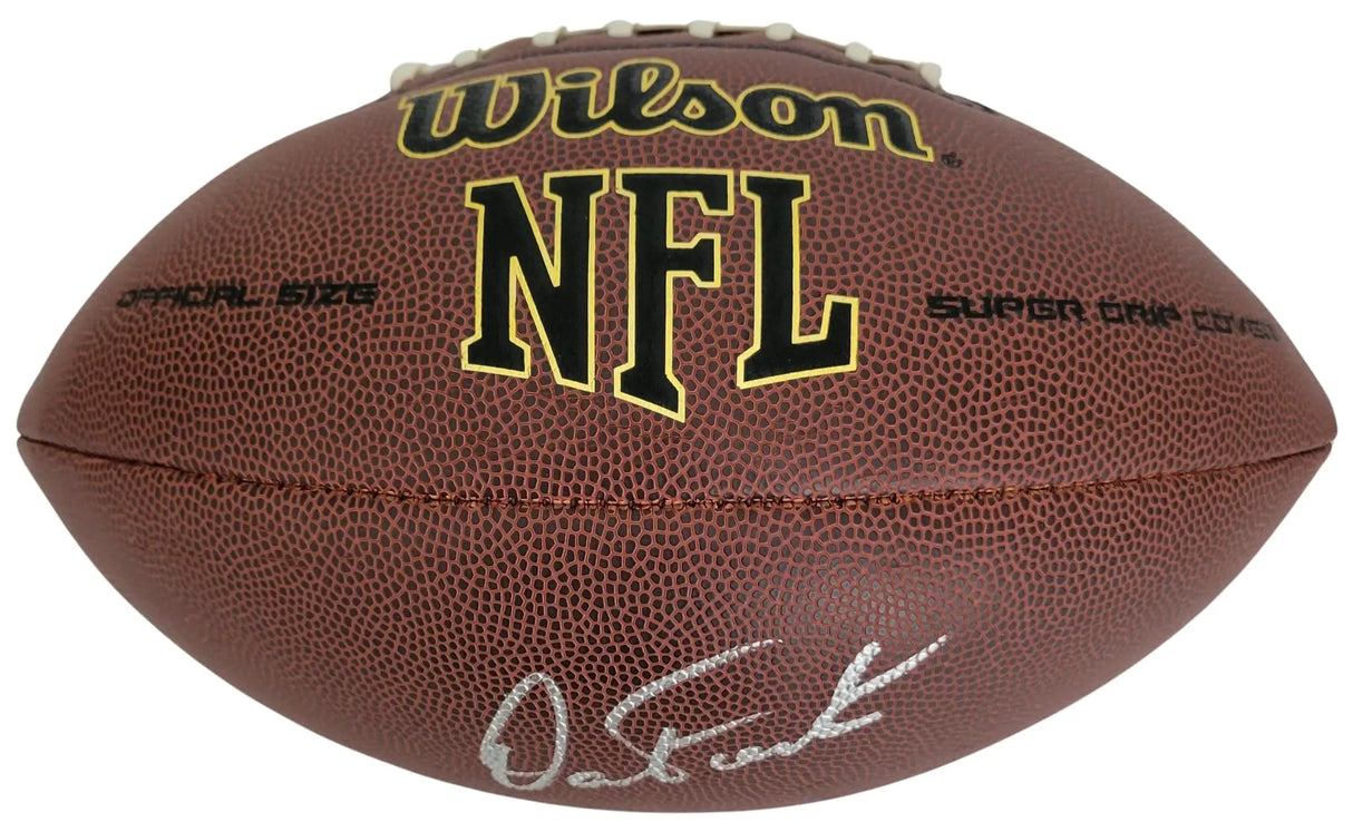 Dan Fouts Signed Football Proof Beckett COA Chargers Oregon Ducks Autographed