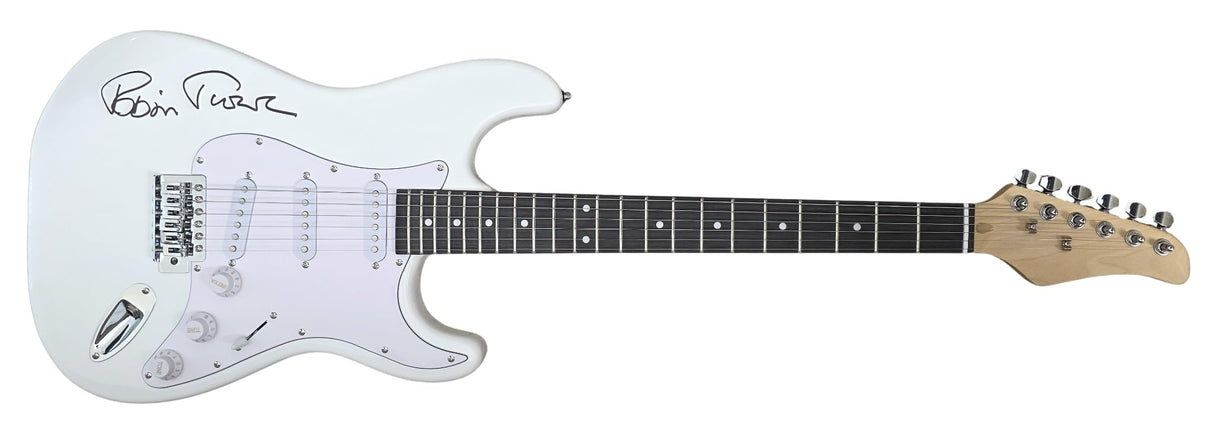 Robin Trower Signed Full Size Electric Guitar COA With Exact Proof Autographed