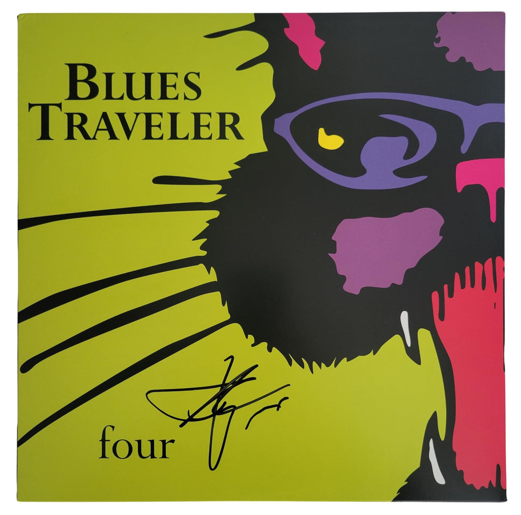 John Popper Signed Blues Traveler Four Album COA Proof Autographed Vinyl Record