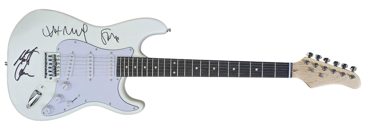 Pearl Jam Band Signed Full Size Electric Guitar COA Exact Proof Autographed