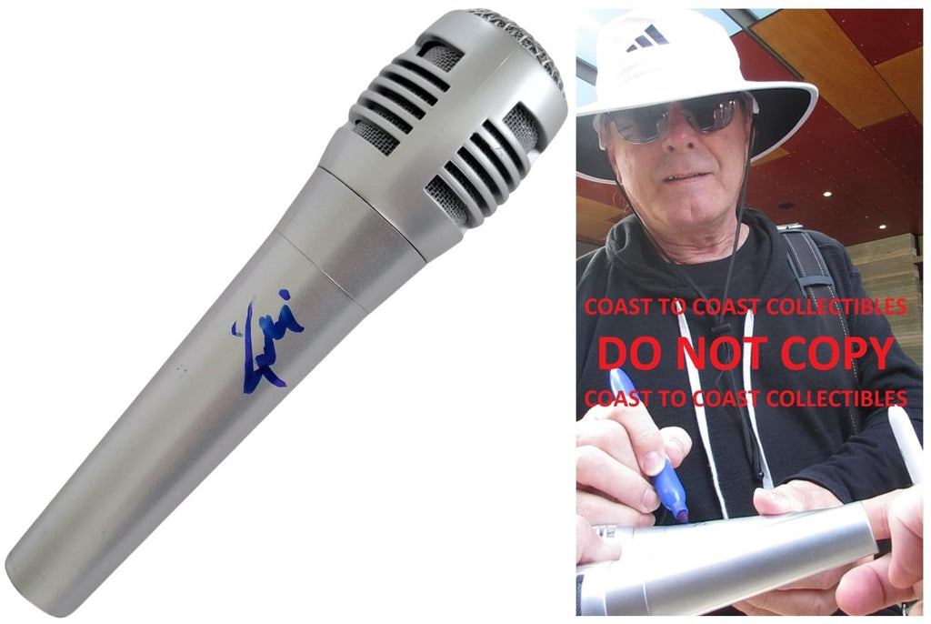 Robin Zander Signed Microphone COA Proof Autographed Mic Cheap Trick