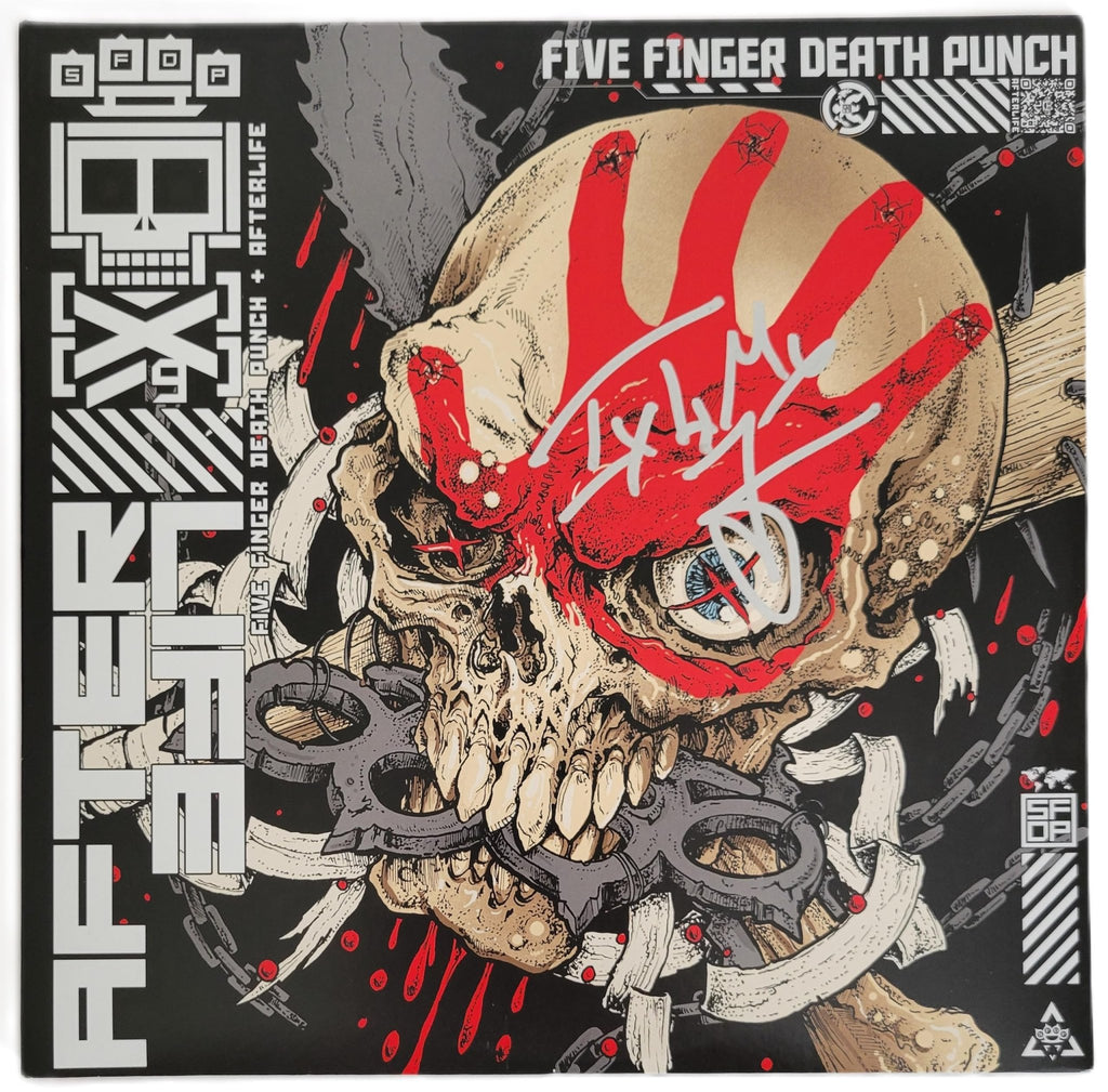 Ivan Moody Signed Five Finger Death Punch Afterlife Album Proof Autographed Vinyl Record