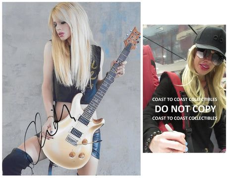 Orianthi Signed 8x10 Photo COA Proof Autographed Guitarist Singer Songwriter STAR