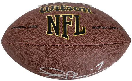 Joe Theisman Signed Football Proof COA Autographed Washington Notre Dame
