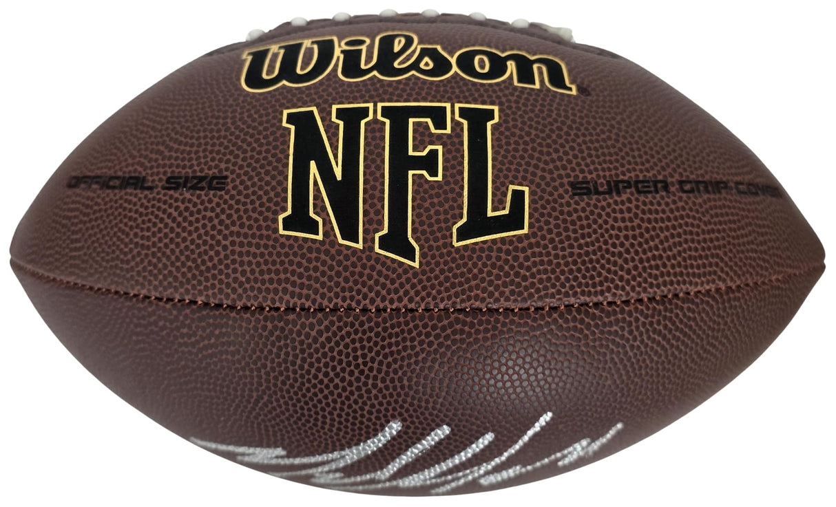 Mike Macdonald Signed Football COA Exact Proof Autographed Seattle Seahawks