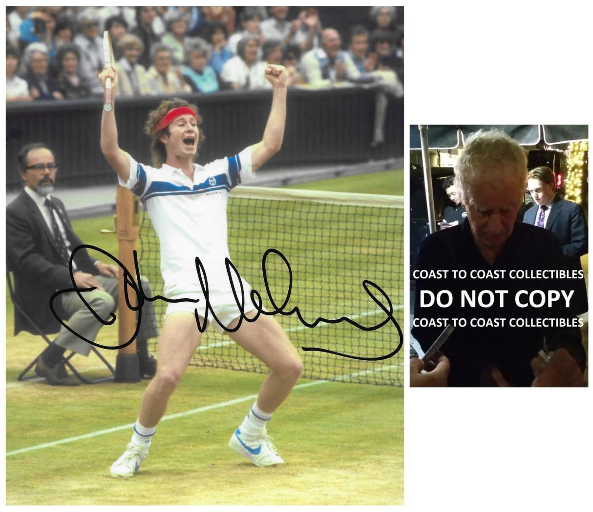 John McEnroe Signed 8x10 Photo COA Exact Proof Autographed HOF Tennis Legend