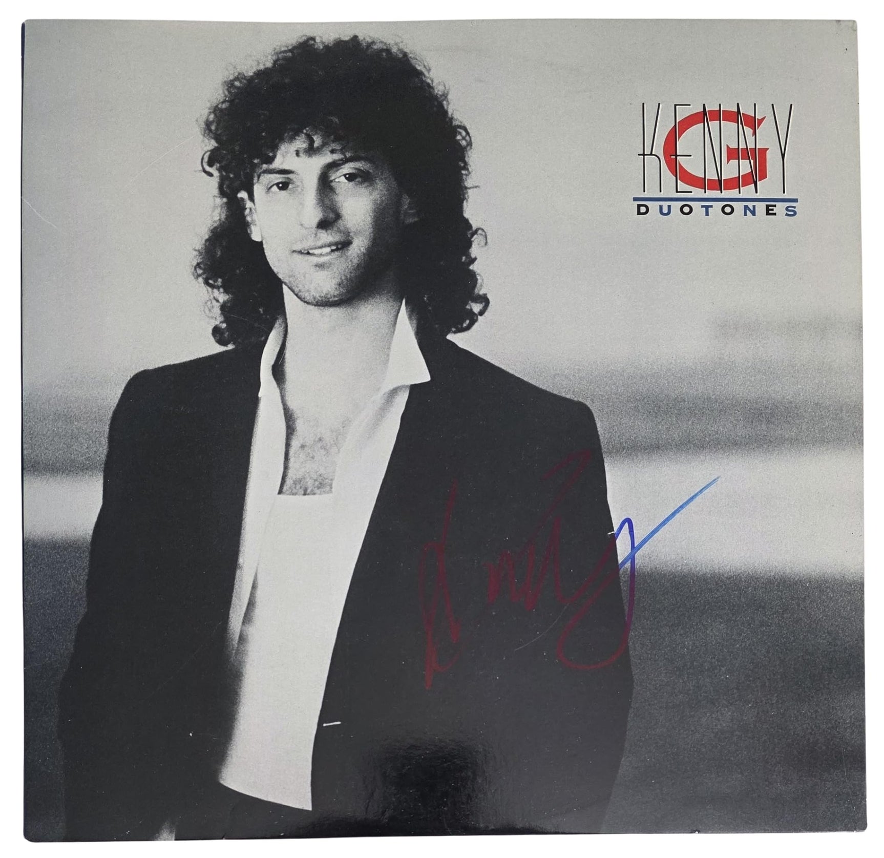 Kenny G Signed Duotones Album Proof Beckett COA Saxophonist Autographed Vinyl Record