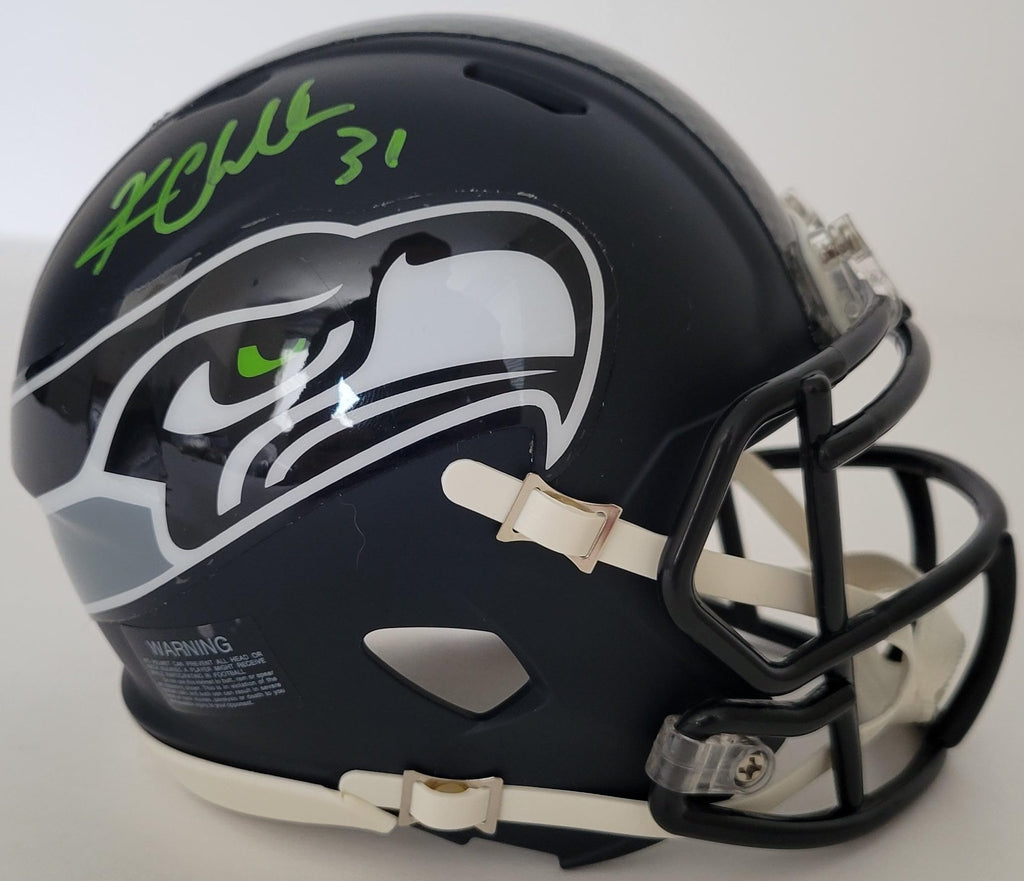 Kam Chancellor Signed Seattle Seahawks Mini Football Helmet Proof COA Autographed..