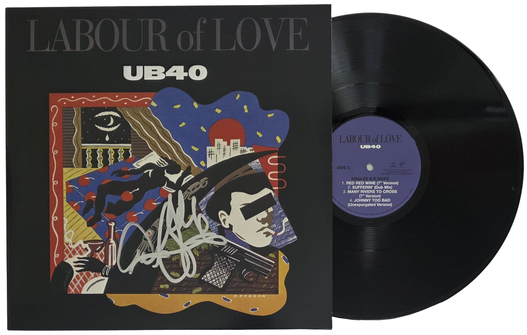 Ali Campbell Signed UB40 Labour of Love Album COA Proof Autographed Vinyl Record