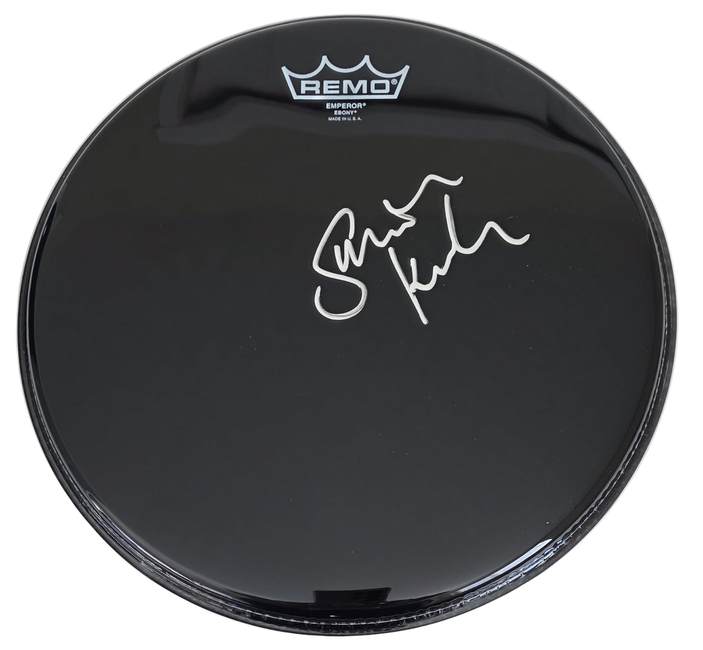 Simon Kirke Signed 12'' Remo Drumhead COA Exact Proof Autographed Bad Company