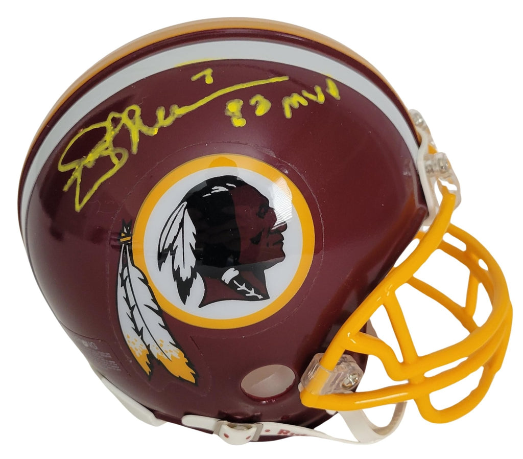 Joe Theisman Signed Washington Mini Football Helmet COA Proof Autographed