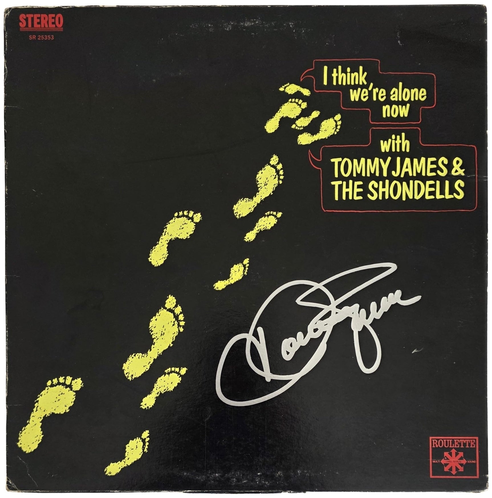 Tommy James Signed I Think We're Alone Now Album COA Proof Autographed Vinyl Record