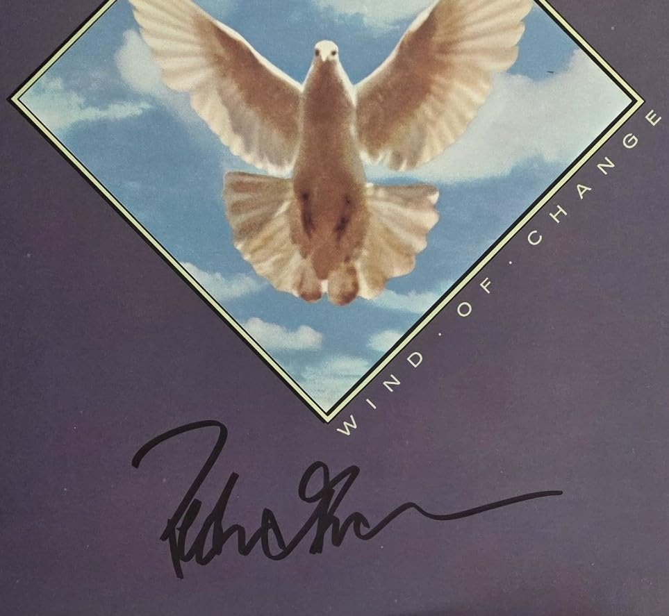 Peter Frampton Signed Wind of Change Album COA Proof Autographed Vinyl Record