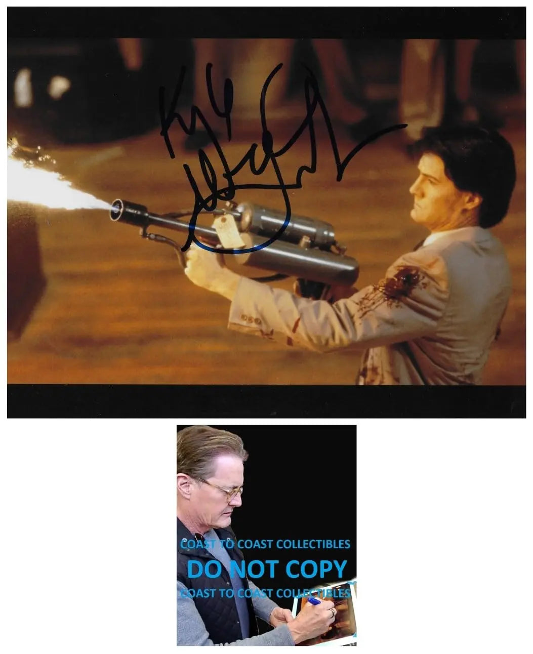 Kyle MacLachlan Signed 8x10 Photo COA Proof Autographed Agent Cooper Twin Peaks,STAR