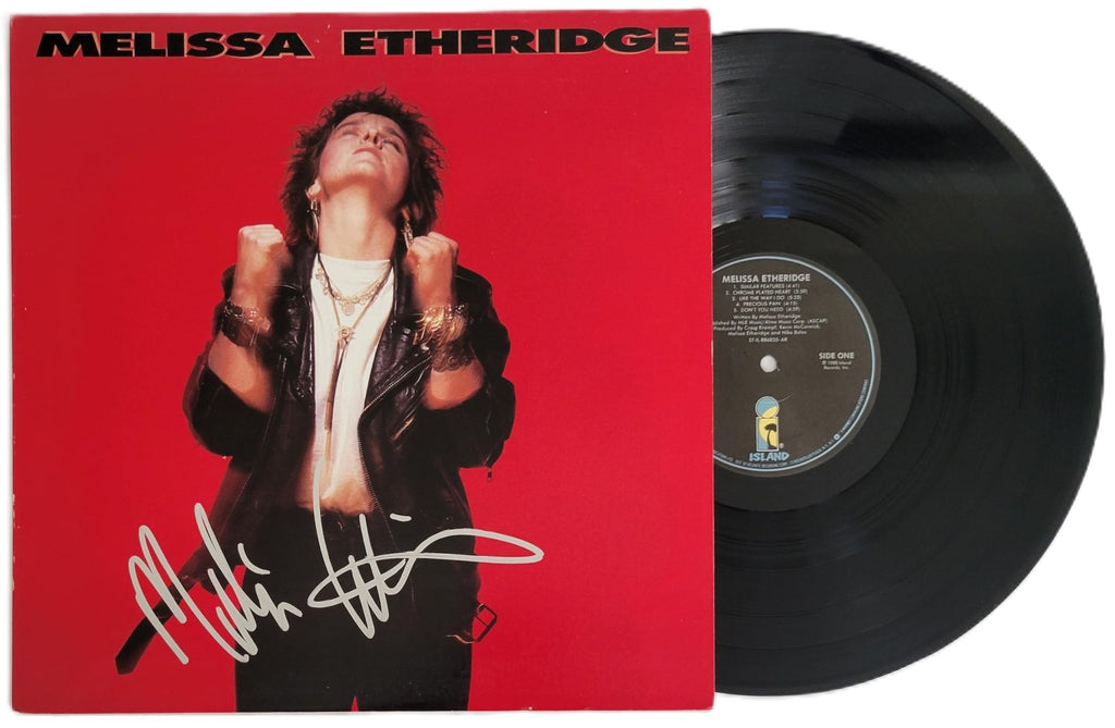 Melissa Etheridge Signed Self - Titled Album COA Proof Autographed Vinyl Record Star