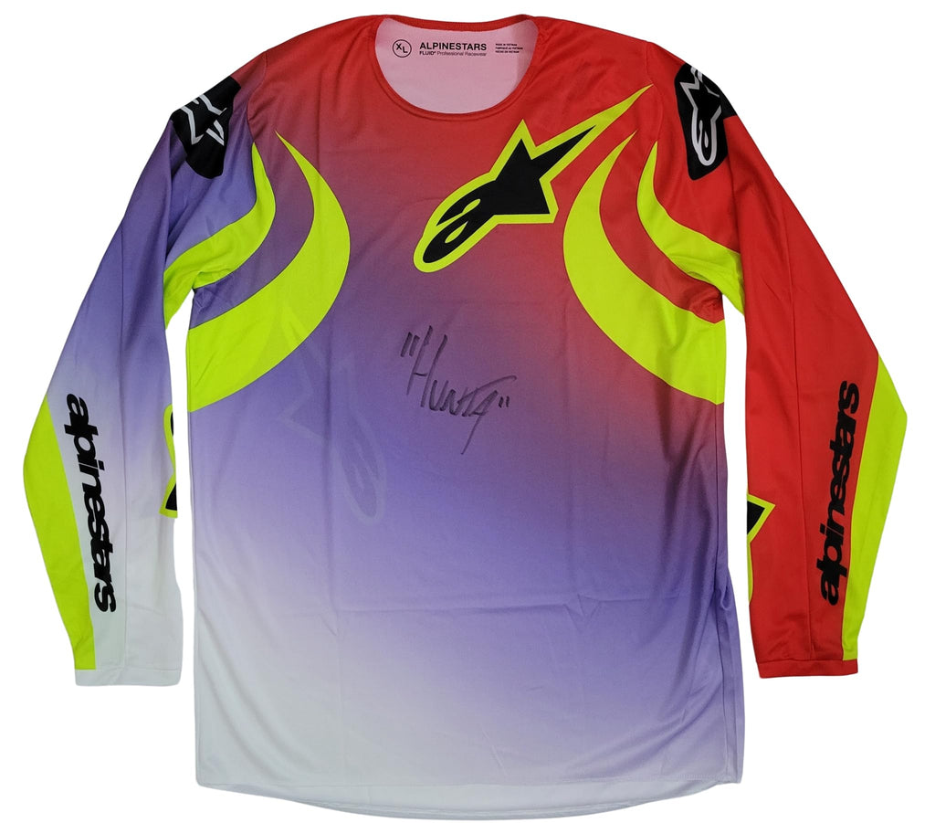 Hunter Lawrence Signed Jersey Proof Autographed Supercross Motocross Alpinestars