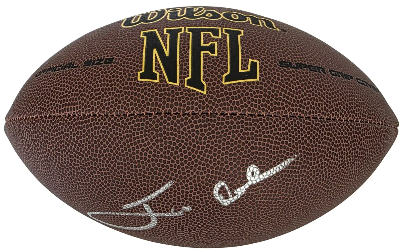 Jon Gruden Signed Football Proof COA Autographed Oakland Raiders Tampa Bay Bucs