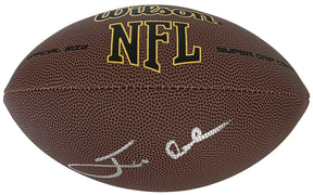 Jon Gruden Signed Football Proof COA Autographed Oakland Raiders Tampa Bay Bucs