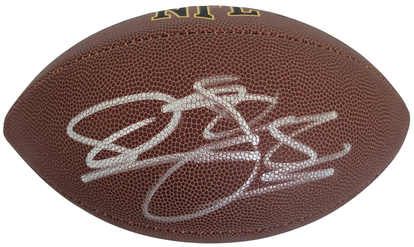 Donovan McNabb Signed Football Proof COA Autographed Philadelphia Eagles Syracuse