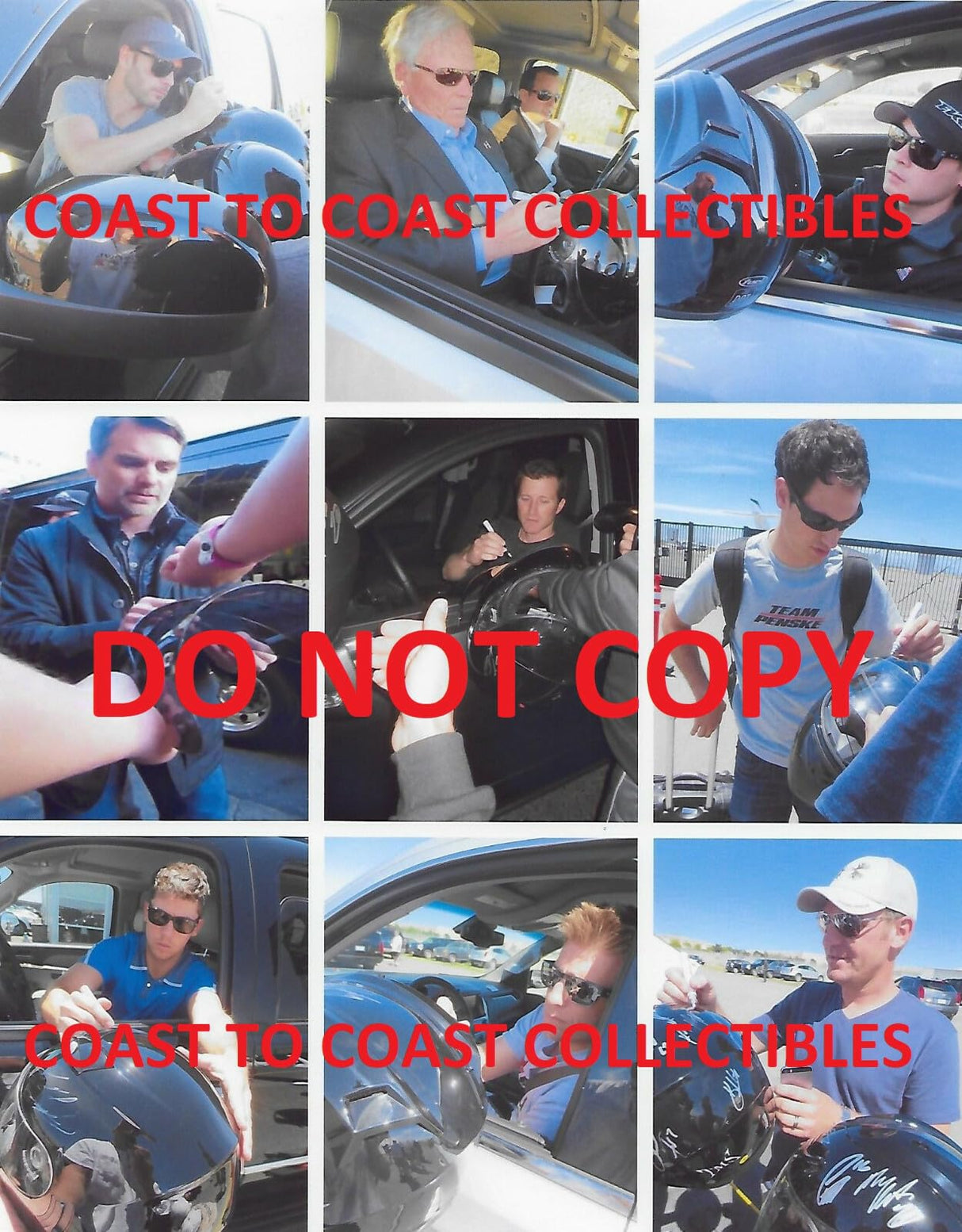 Jeff Gordan Jimmie Johnson plus lots more Signed Full Size Helmet COA Proof Autographed Nascar Drivers