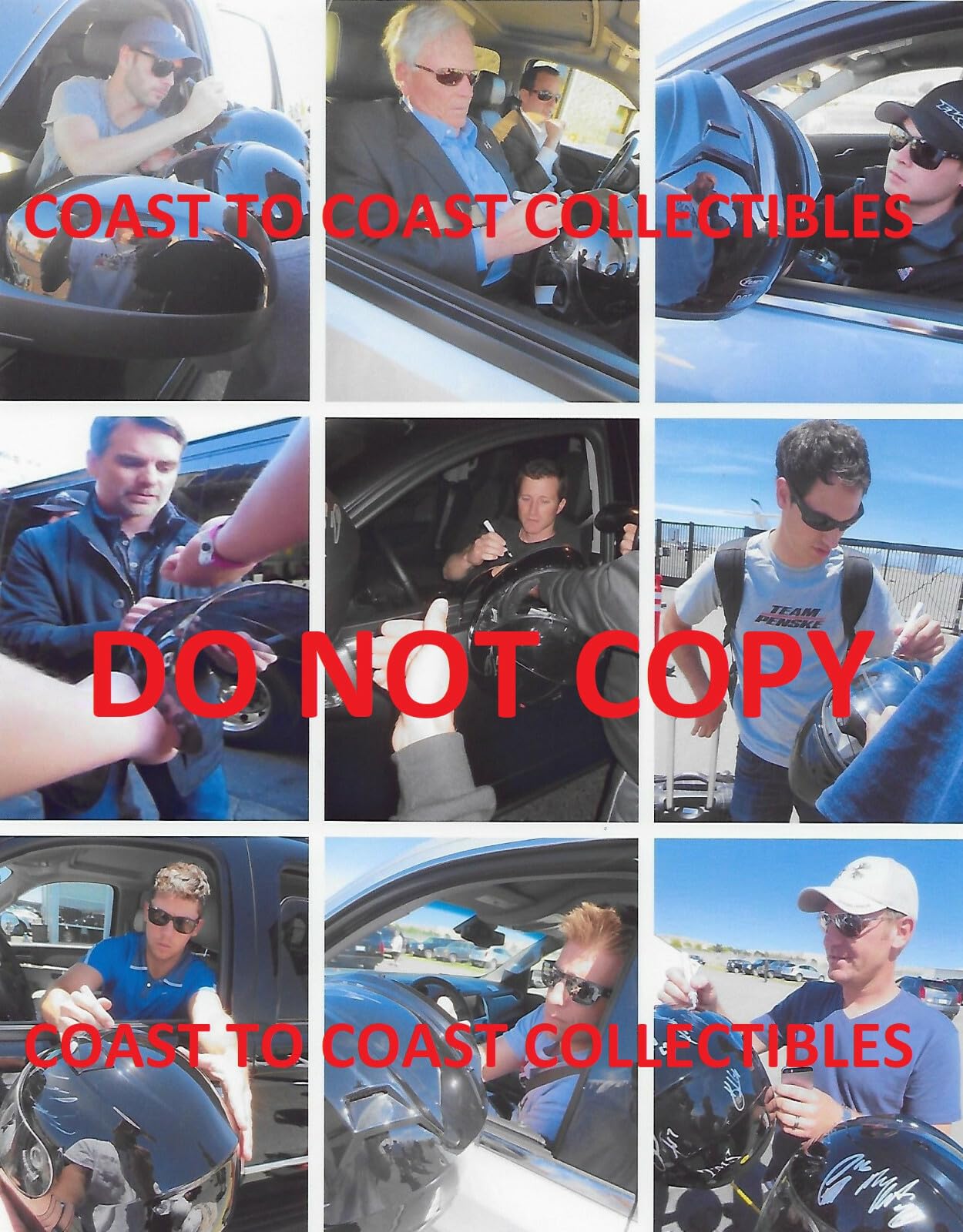 Jeff Gordan Jimmie Johnson plus lots more Signed Full Size Helmet COA Proof Autographed Nascar Drivers