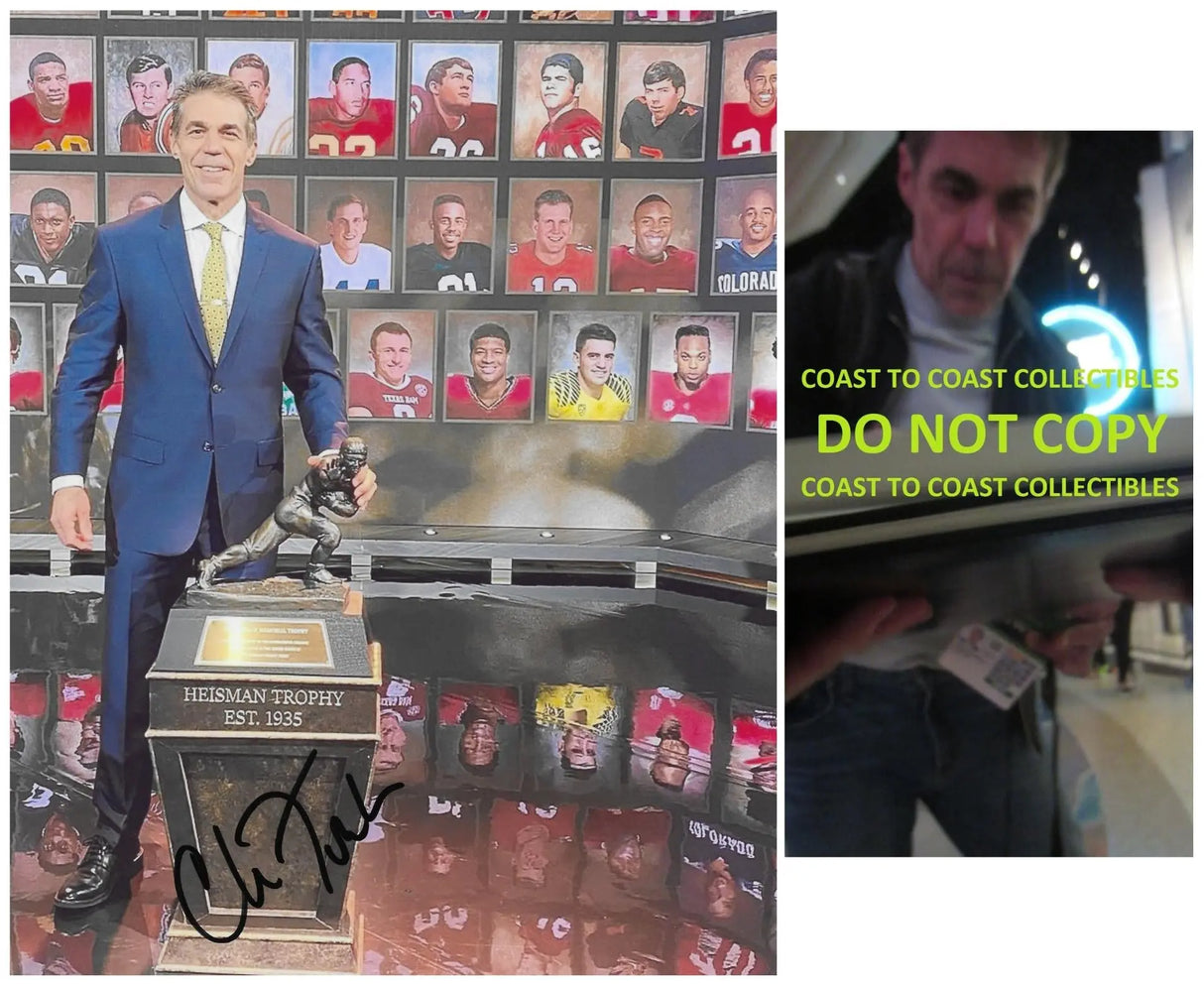 Chris Fowler Signed 8x10 Photo COA Proof College Gameday Football Autographed Star