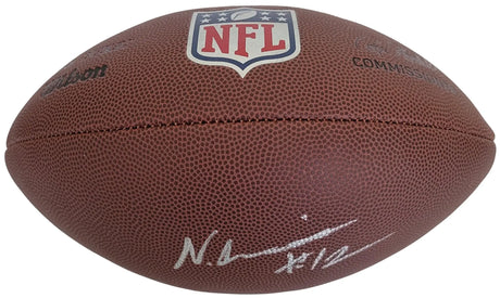 Nico Collins Signed Duke Football Proof COA Autographed Michigan Houston Texans