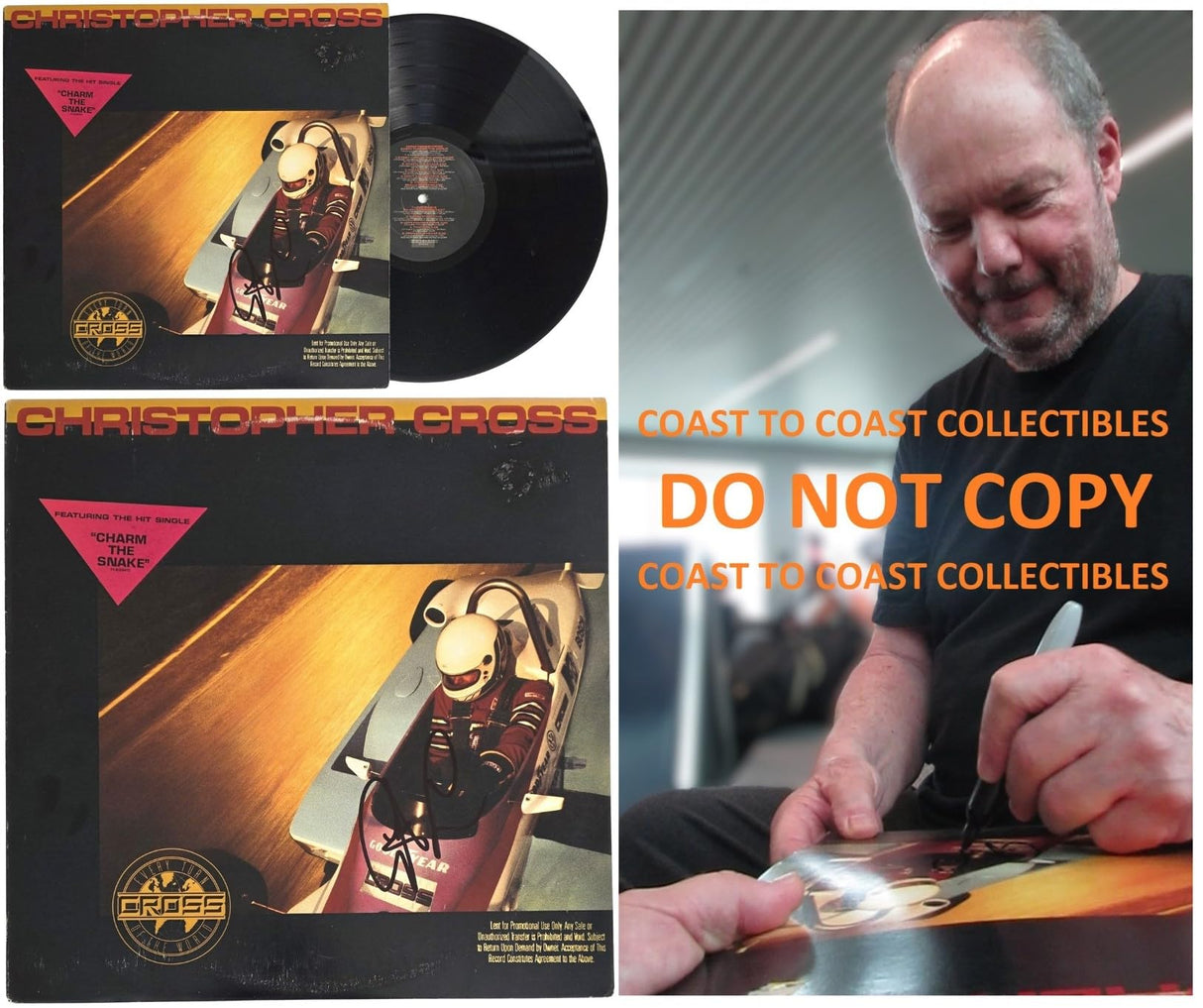 Christopher Cross Signed Every Turn of the World Album Proof Autographed Vinyl Record Sailing