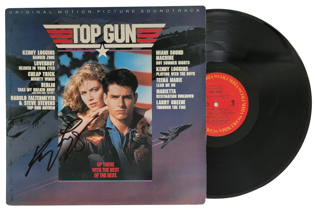 Kenny Loggins Signed Top Gun Album COA Exact Proof Autographed Vinyl Record