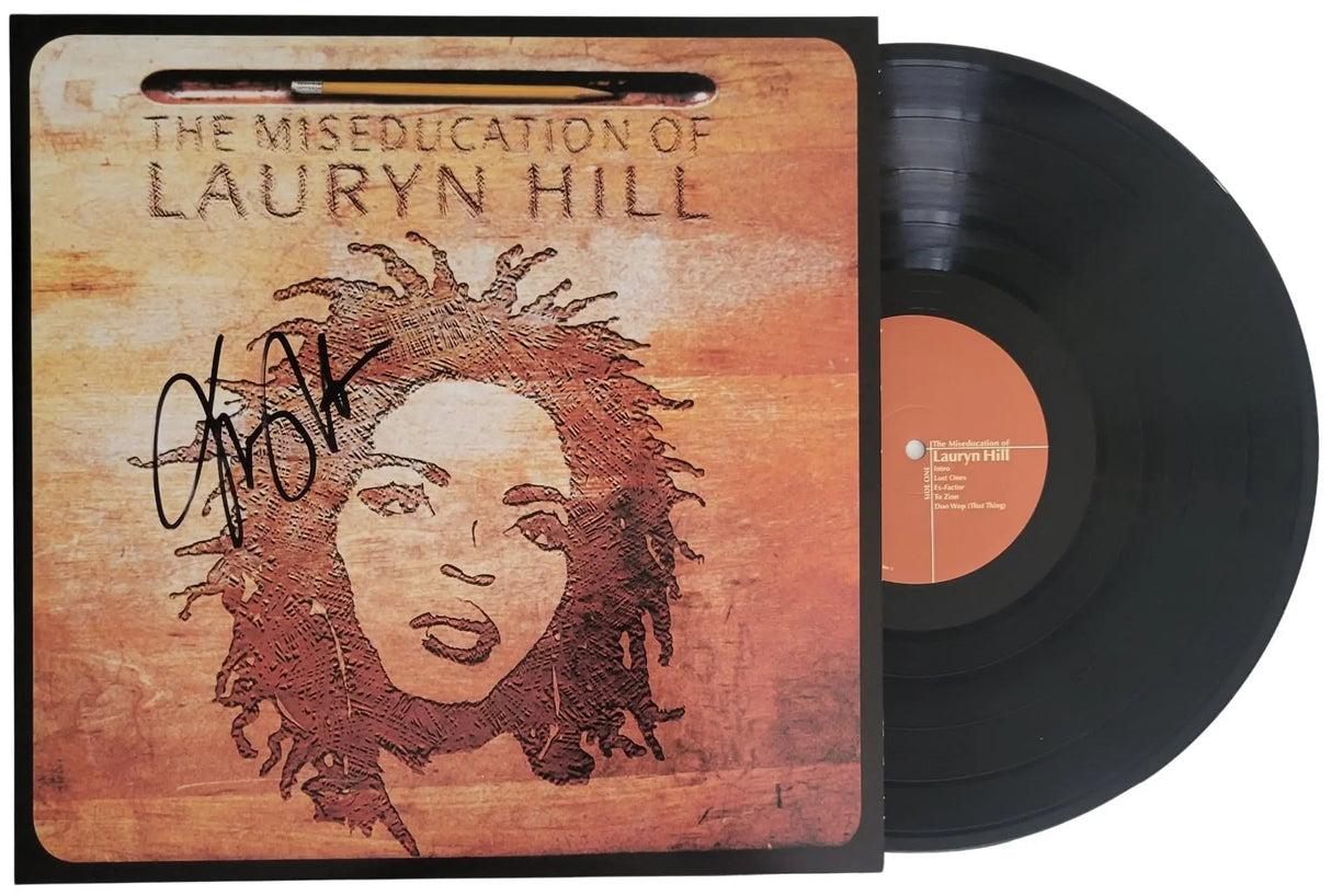 Lauryn Hill Signed The Miseducation Album Proof COA Autographed Vinyl Record