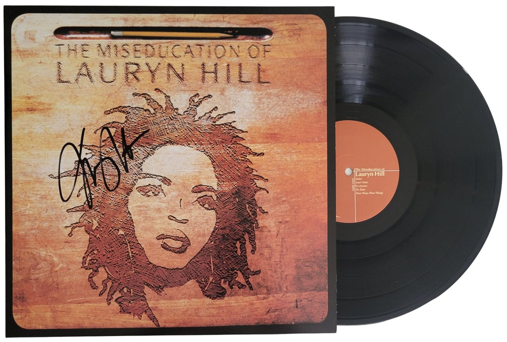 Lauryn Hill Signed The Miseducation Album Proof COA Autographed Vinyl Record