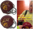 Pete Carroll Signed USC Trojans Football Mini Helmet COA Exact Proof Autographed