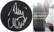 Antti Niemi Signed Hockey Puck COA Proof Autographed Canadiens Blackhawks Sharks