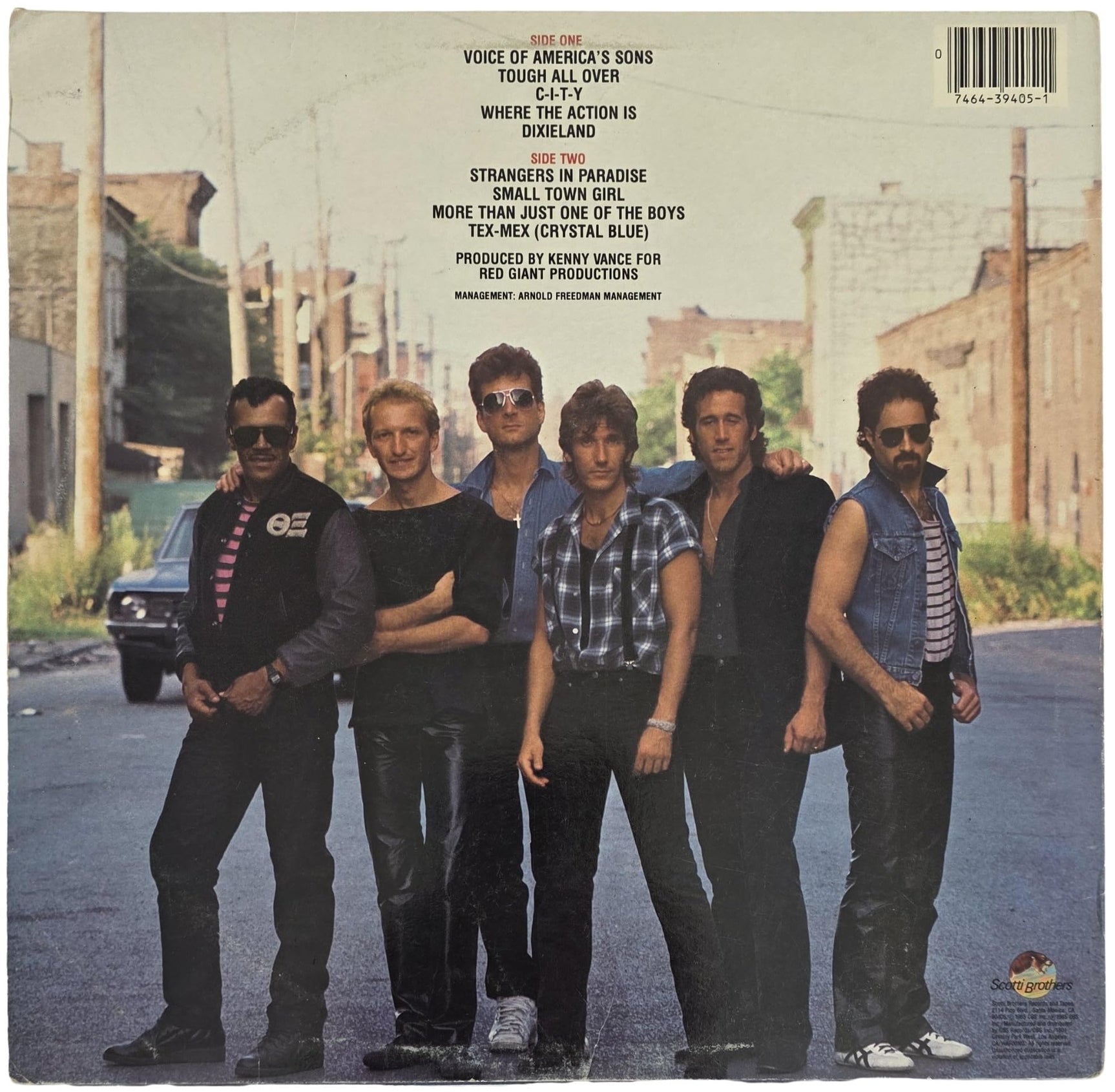 John Cafferty Signed Tough All Over Album COA Proof Autographed Vinyl Record