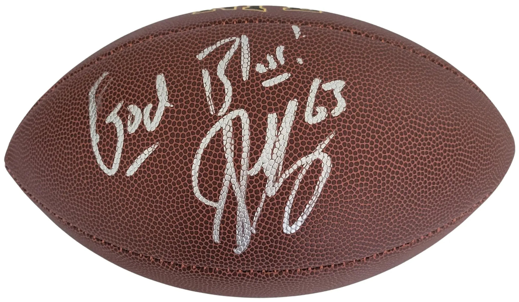 Jeff Saturday Signed Football Proof COA Autographed Indianapolis Colts Packers