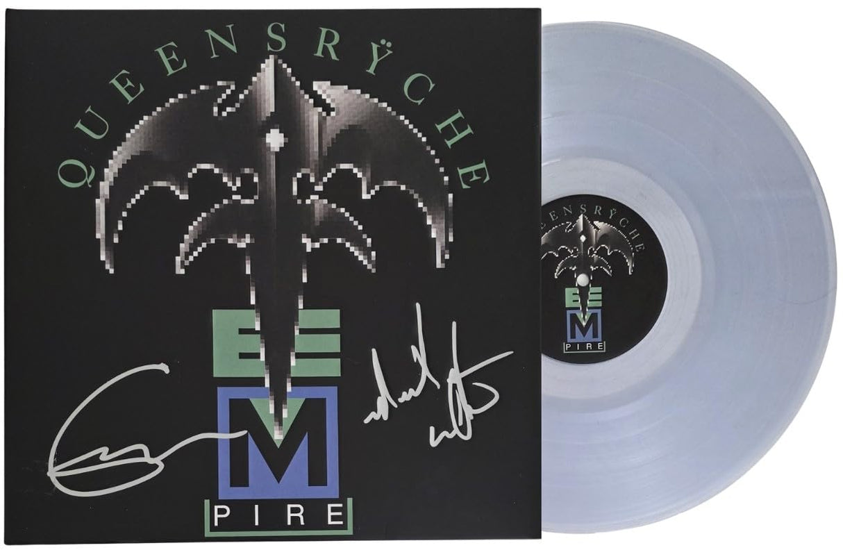 Geoff Tate Signed Queensryche Empire Album COA Proof Autographed Vinyl Record Michael Wilton